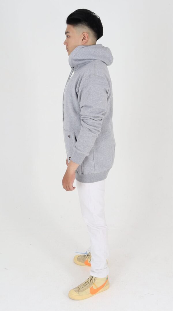 Rhodope Pullover Hoodie Grey dove - Gambar 5
