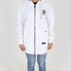 Rhodope Zipper Hoodie The white king